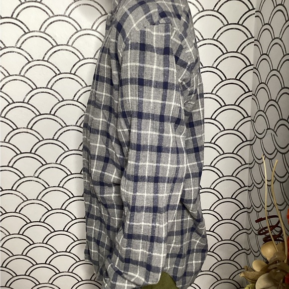 Billy Reid Melange Grid Plaid Wilson Shirt- Size XL - Picture 6 of 15